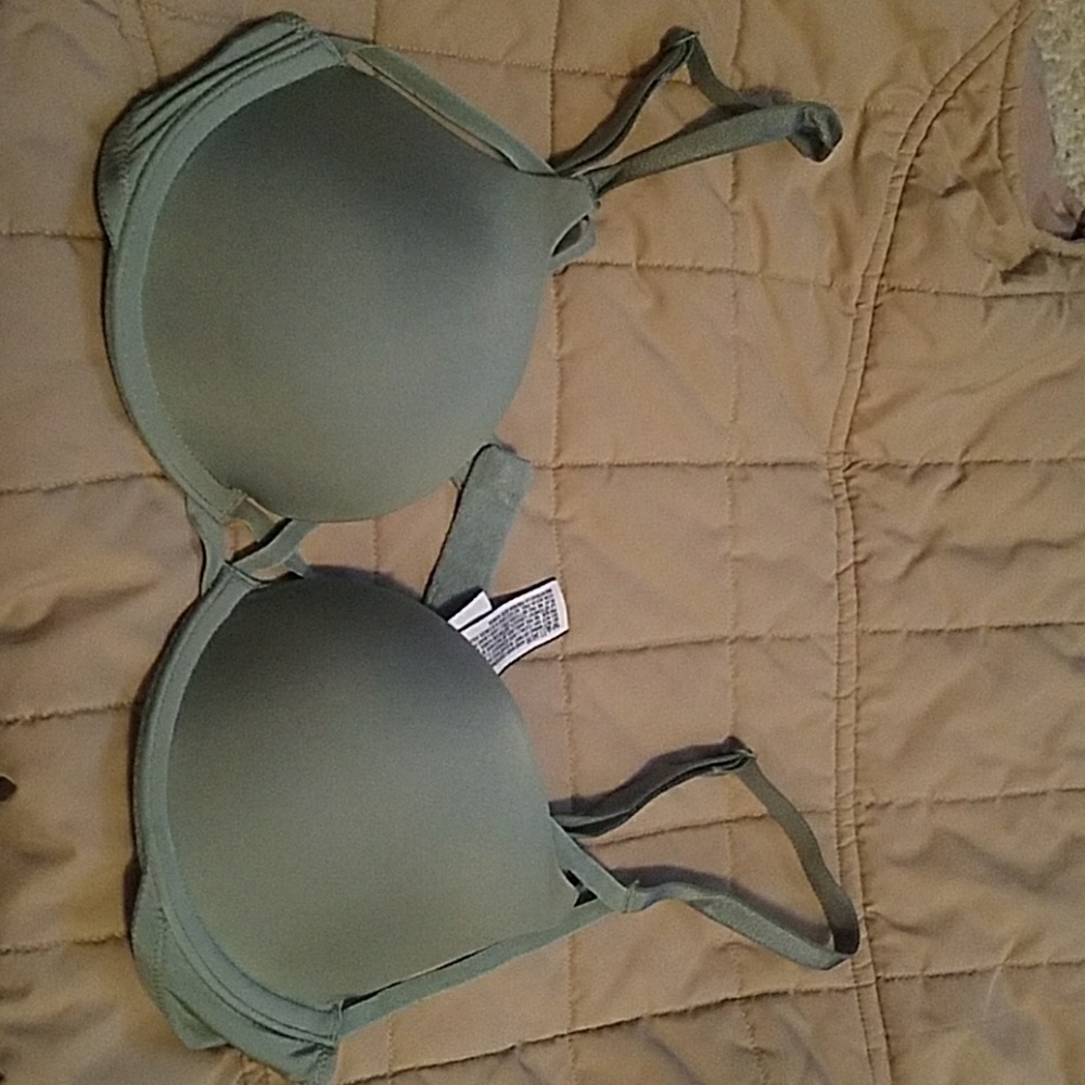Olive green VS bra